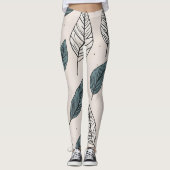 Boho laat kunst leggings (Voorkant)