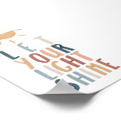 Boho laisse éclater ton affiche (Coin)