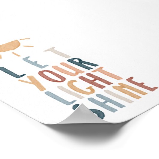 Boho laisse éclater ton affiche (Coin)