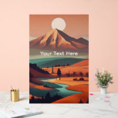 Boho landscape  acryl bord (Huwelijk)