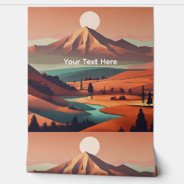 Boho landscape  behang