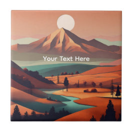 Boho landscape  tegeltje