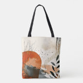 Boho Landschap Abstract Tas (Achterkant)