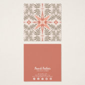 Boho Leafy Star Elevage Collier Bijoux Display (Devant & derrière)