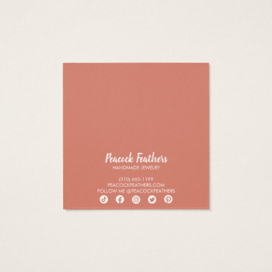 Boho Leafy Star Elevage Collier Bijoux Display (Dos)