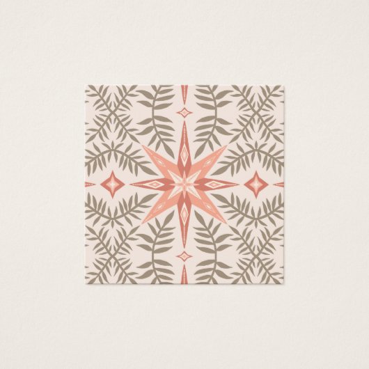 Boho Leafy Star Elevage Collier Bijoux Display (Devant)