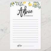 Boho Lemon Advies voor de Bride Vrijgezellenfeest (Voorkant)