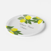 Boho Lemon Party Decor Papier Bord (Gekanteld)