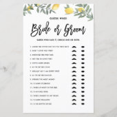 Boho Lemon zei dat ze zei dat Vrijgezellenfeest Ga (Voorkant)