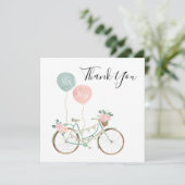 Boho Lente Trouw Dankkaarten Kaart (Staand voorkant)