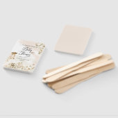 Boho Leopard | Baby shower van tropische regenwond Handwaaier (Niet-gemonteerd)