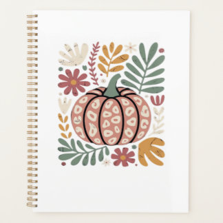 Boho Léopard Citrouille Automne � Fleur Rétro D'Au