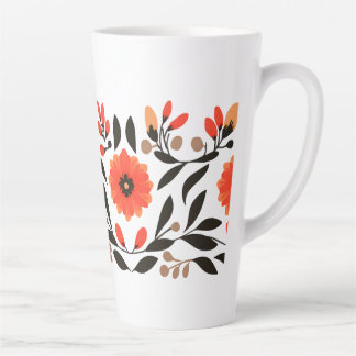 Boho Liberty bloemen Latte Mok