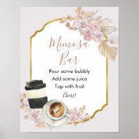 Boho Liefde Bruist Bruids Bruiloft Mimosa Bar Bord