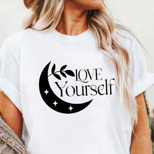 Boho Liever Zelf Halve Maan Inspirerend Tri-Blend Shirt