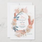 Boho Lijst Save the Date Kaart (Voorkant)