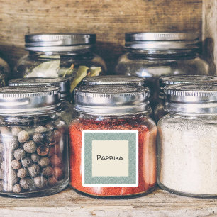 Boho Lijst Spice Labels, op maat gesneden vinylSti Sticker