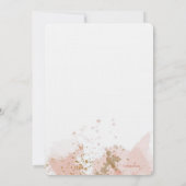 Boho Lijst tweede huwelijksuitnodiging Kaart (Achterkant)