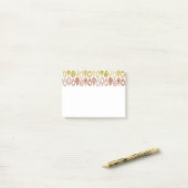 Boho Lines Post-it® Notes (Op bureau)