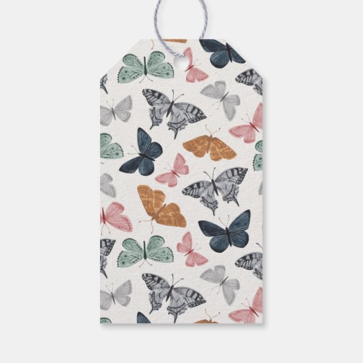 Boho Little Butterfly Party Favorise les étiquette (Dos)