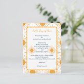 Boho Little Ray of Sun Geboorte Aankondiging (Staand voorkant)