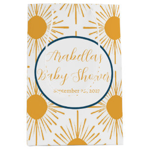 Boho Little Ray of Sun Neutral Baby shower Medium Cadeauzakje