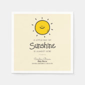 Boho Little Ray of Sunshine Baby shower Servet (Voorkant)