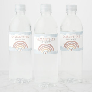 Boho Little Ray van Sunshine Baby shower Waterfles Etiket