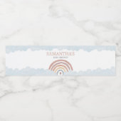 Boho Little Ray van Sunshine Baby shower Waterfles Etiket (Enkel label)