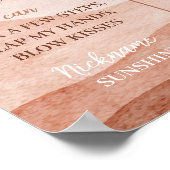 Boho Little Sunshine 1er Anniversaire Poster du Ja (Coin)