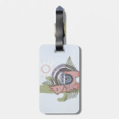 Boho Llama Bagagelabel (Achterkant verticaal)