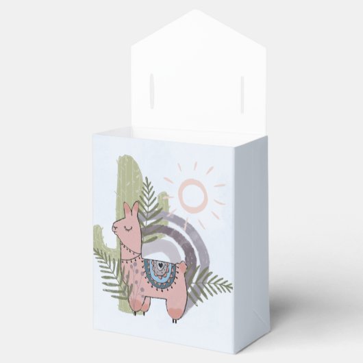 Boho Llama Bedankdoosjes (Geopend)