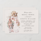 Boho Llama Bride Vrijgezellenfeest Kaart (Voorkant / Achterkant)