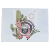 Boho Llama Groot Cadeauzakje (Achterkant)