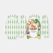 Boho lokaal geteelde boerenmarkt Baby shower Bedankdoosjes (Uitgevouwen)