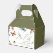 Boho Love Bug Insecten Dragonfly baby shower Bedankdoosjes (Achterkant)