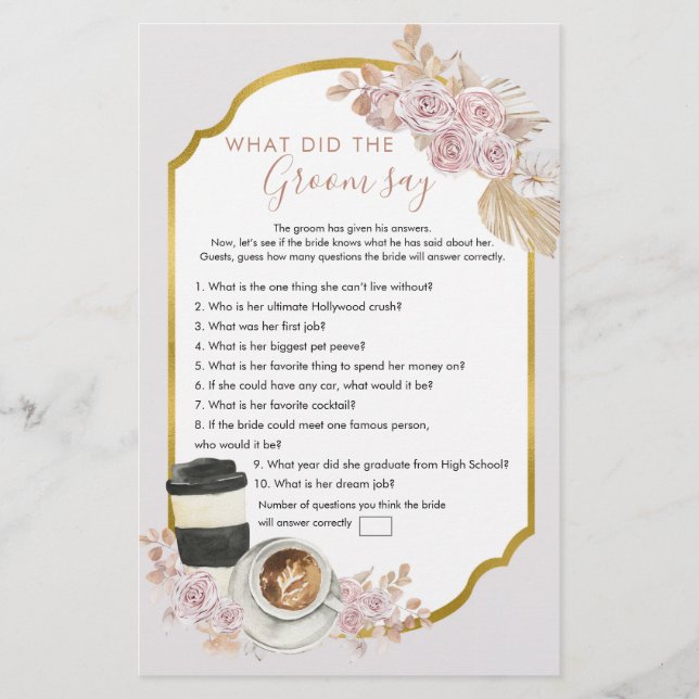 Boho Love is Breking Vrijgezellenfeest What Groom  (Voorkant)