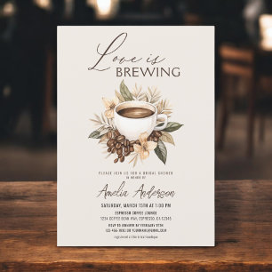 Boho Love is het brouwen van koffie latte Vrijgeze Kaart