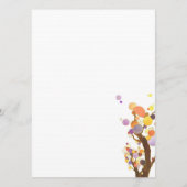 Boho Love Trees DIY Wedding Reception menu (Achterkant)