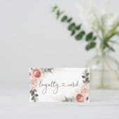 Boho Loyalty Carte de visite (Debout devant)
