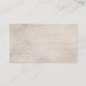 Boho Luier Raffle Kaart Insert Visitekaartje Maat (Achterkant)