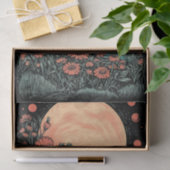 Boho Maan en Bloemen 6 Decoupage Papier (Geschenk)