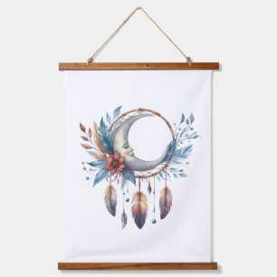 Boho Maan Hangende Wandtapijt Hangend Wandkleed