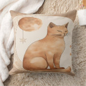 Boho Maan Kat Design Kussen (Deken)