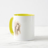 Boho Maan Vrouw Accent Mok (Voorkant links)