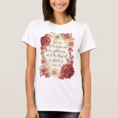 Boho, maar zoek eerst zijn Koninkrijksbijbelvers T-shirt (Voorkant)