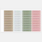 Boho magere lijm waterdicht labels (Vel)