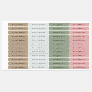 Boho magere lijm waterdicht labels