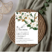 Boho Magnolia Bridal Shower Uitnodiging