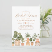 Boho Maison en Pots Plantes Invitation de douche n (Debout devant)